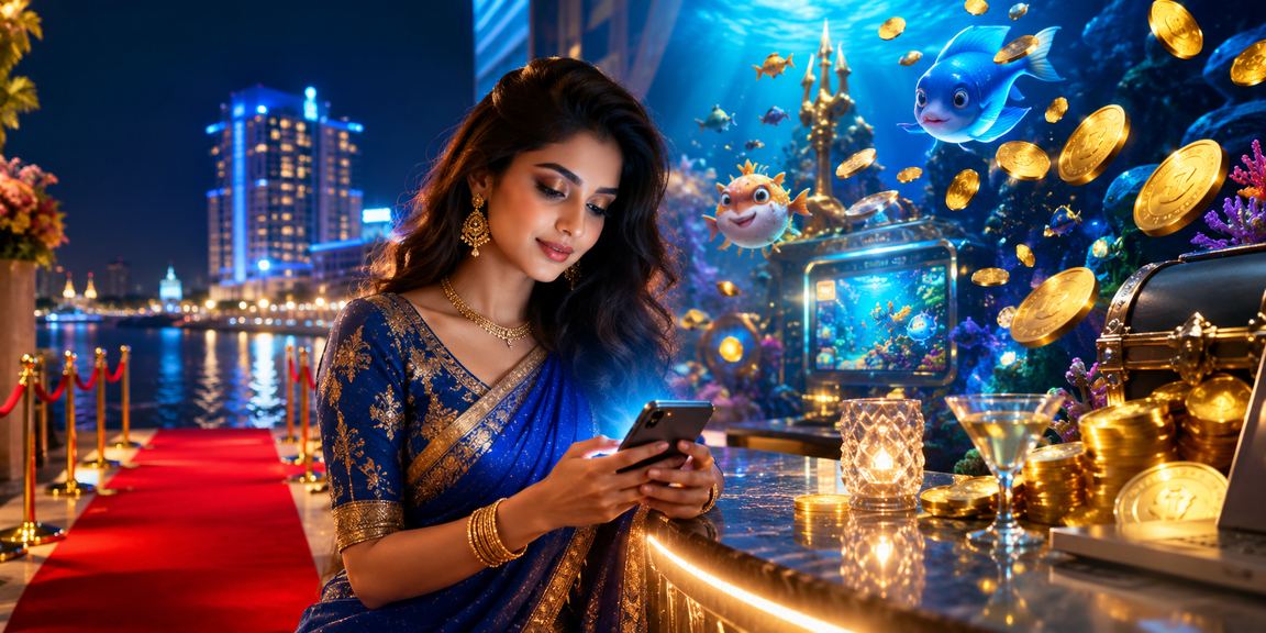 চট্টগ্রামের প্রেক্ষাপটে x688 ফিশিং গেম খেলছেন একজন তরুণ